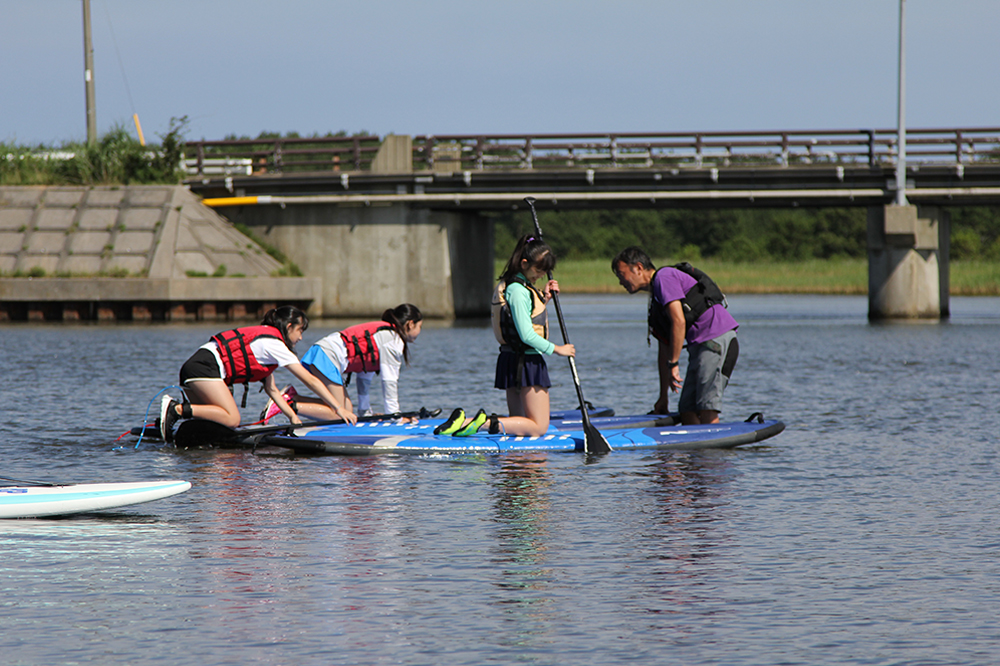 六ケ所村：写真：尾駮レイクサイドパーク　カヤック&SUP体験